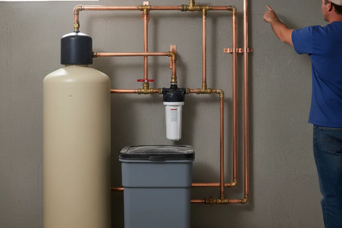 Whole-house water treatment system installed in Etna